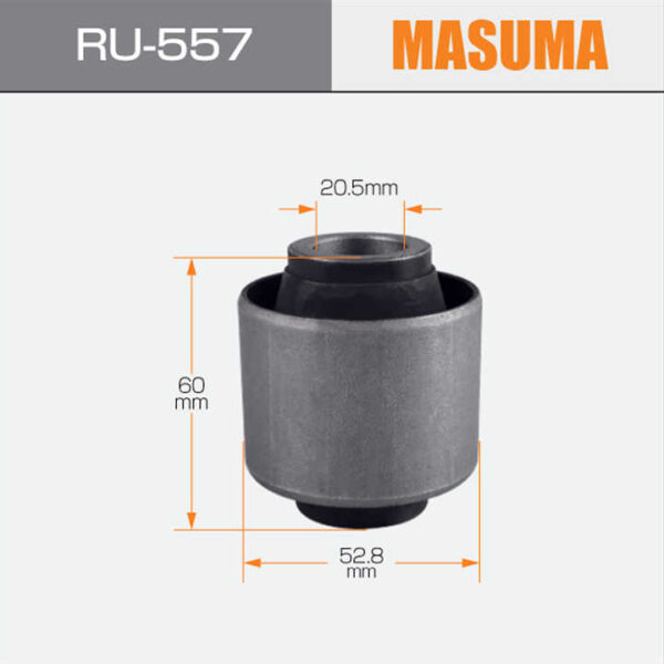 Masuma Subaru Trailing Arm Bush Rear Axle L/R , RU-557 - Image 2