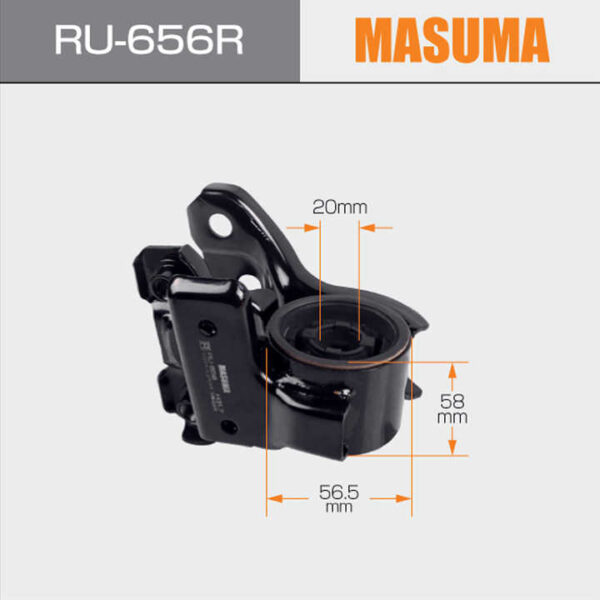 Masuma silent block bushing, RU-656R - Image 2